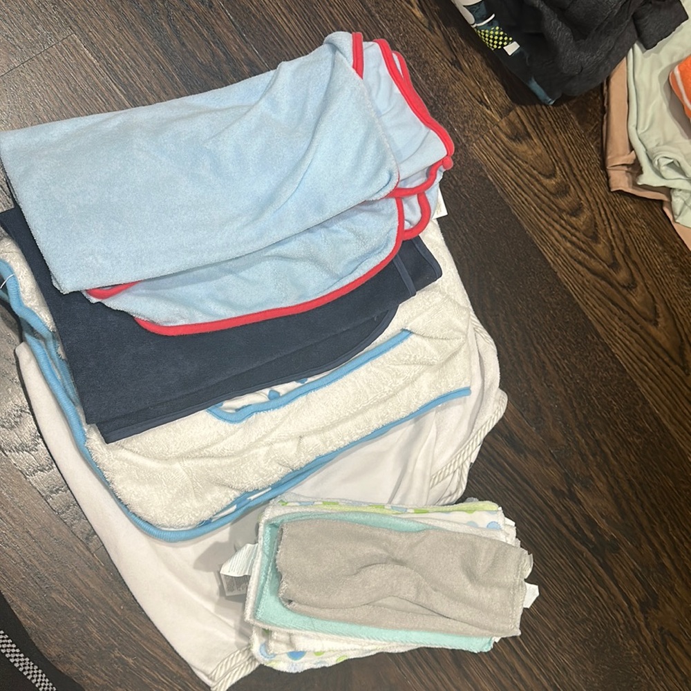 Baby towels and baby washcloths